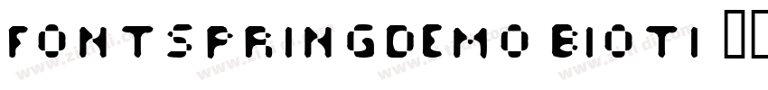 FONTSPRINGDEMO Bioti字体转换
